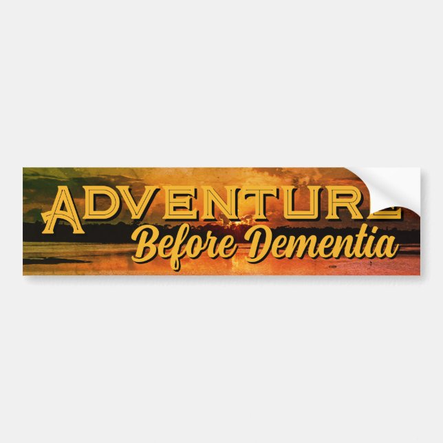 Sticker pare-chocs "Aventure" (Devant)
