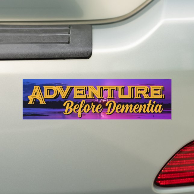 Sticker pare-chocs "Aventure" (En voiture)