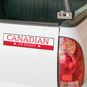 Sticker pare-chocs - Canadien à bord