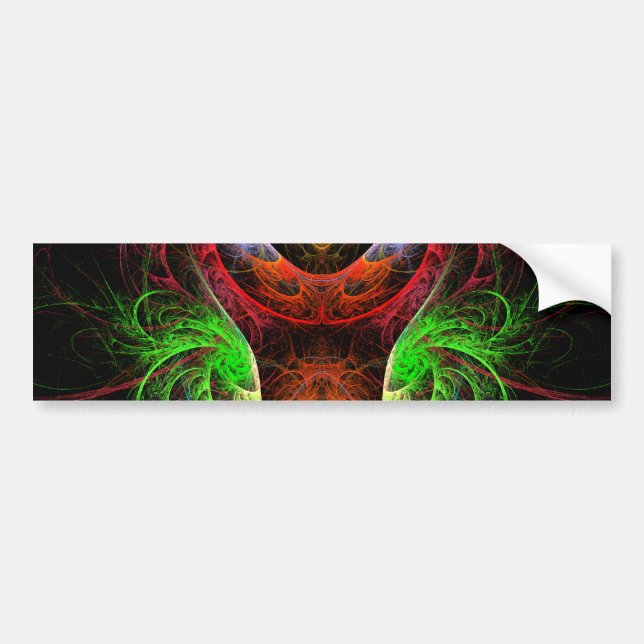 Sticker pare-chocs Carnaval Abstrait Art (Devant)