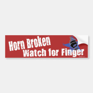 Sticker pare-chocs corrompu