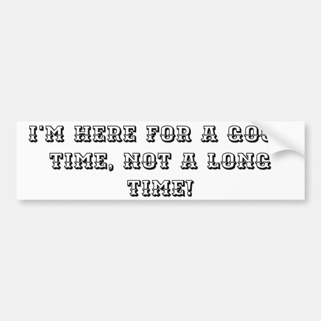 Sticker pare-chocs de nouveauté (Devant)