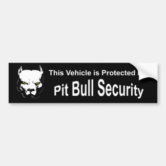 Sticker pare-chocs de sécurité Pit Bull