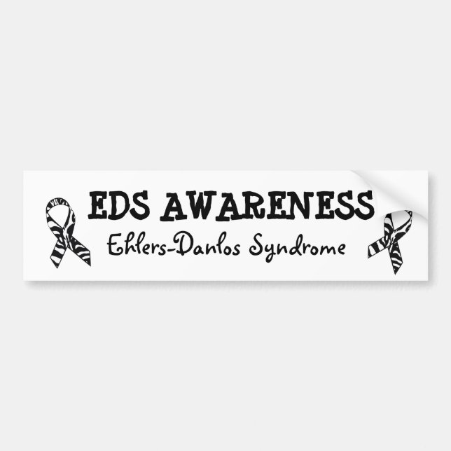 Sticker pare-chocs de sensibilisation du syndrome  (Devant)