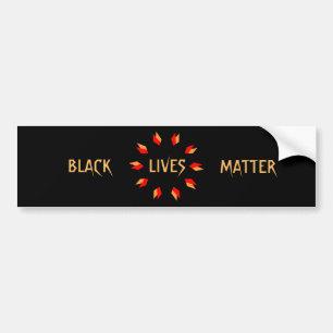 Sticker pare-chocs de voiture Black Lives Matter