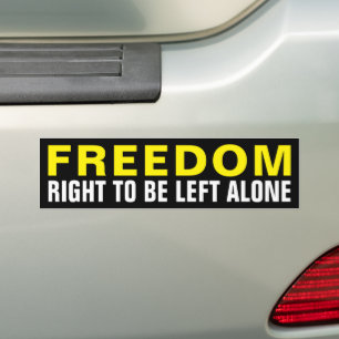 Sticker pare-chocs défini par liberté