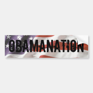 Sticker pare-chocs d'OBAMANATION