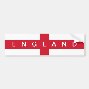 Sticker pare-chocs du drapeau de l'Angleterre