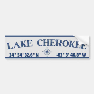 Sticker pare-chocs du lac Cherokee