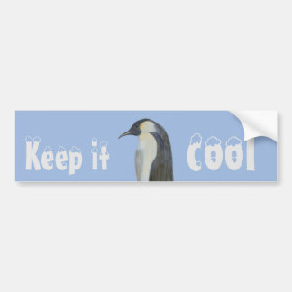 Sticker pare-chocs Empereur Penguin sur le changem