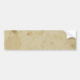 Sticker pare-chocs en papier Blank Antique Stained