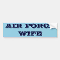 Sticker pare-chocs Femme de la Force aérienne