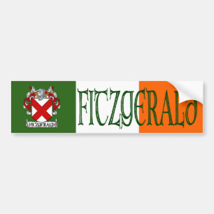 Sticker pare-chocs Fitzgerald Coat d'armoiries