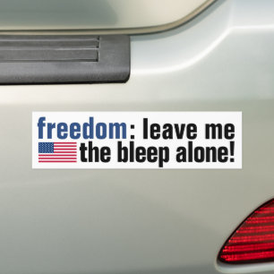 Sticker pare-chocs Freedom Bleep (drapeau v.2)