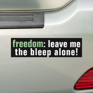 Sticker pare-chocs Freedom Bleep (sombre)