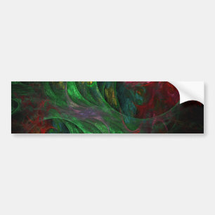 Sticker pare-chocs Genesis Green Art Abstrait