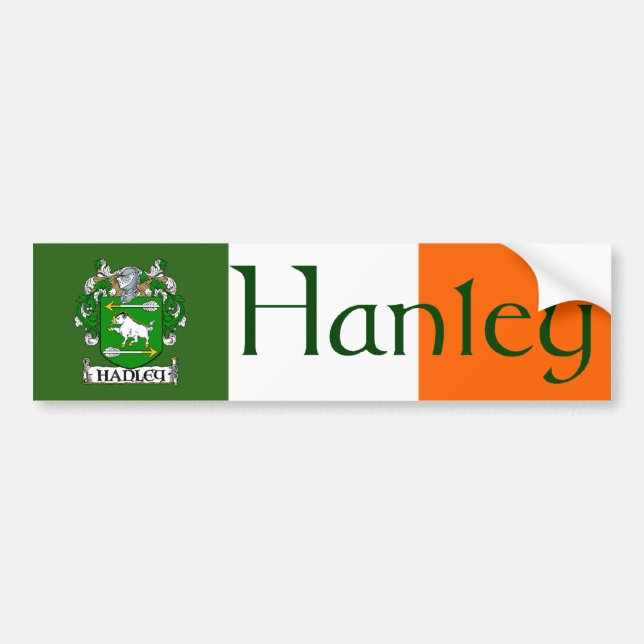 Sticker pare-chocs Hanley Coat d'armoiries (Devant)