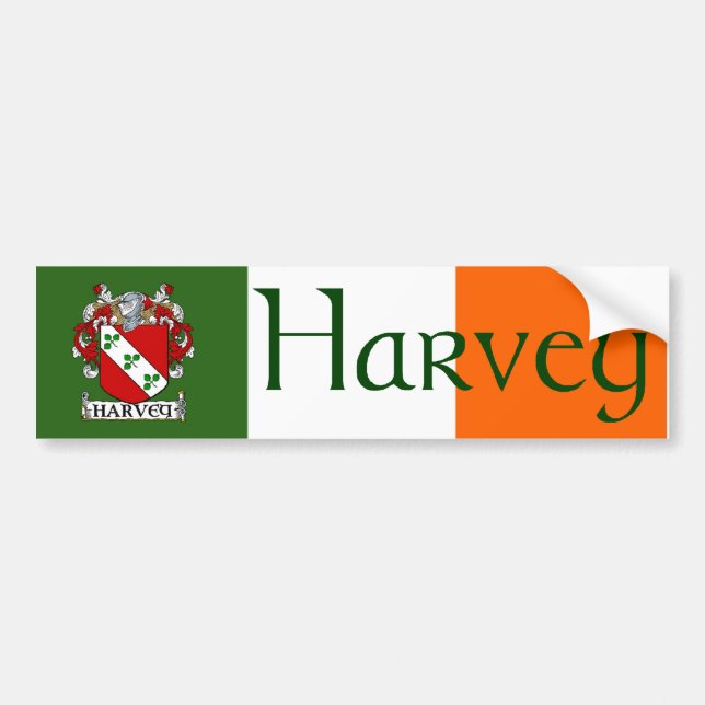 Sticker pare-chocs Harvey Coat d'armoiries (Devant)