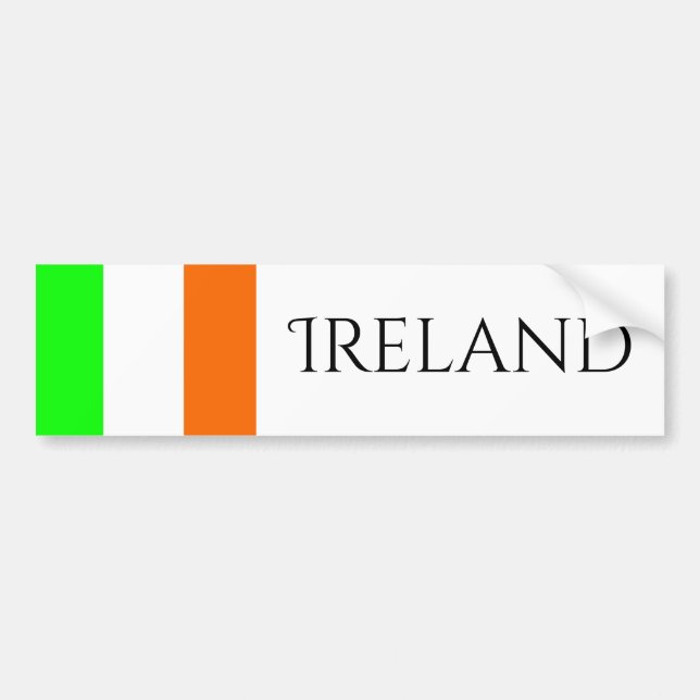 sticker pare-chocs irlandais (Devant)