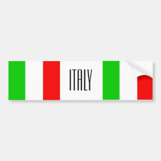 sticker pare-chocs Italie