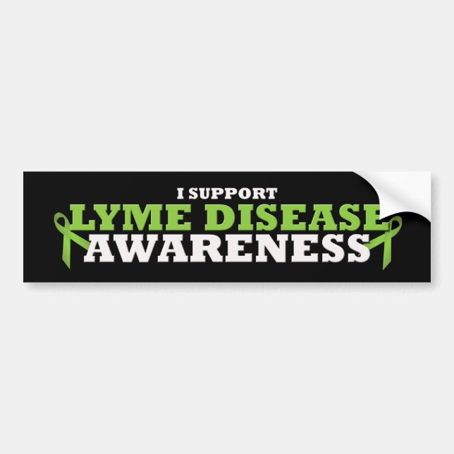 Sticker pare-chocs Lyme Disease Support (Devant)