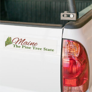 Sticker pare-chocs - MAINE