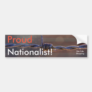 Sticker pare-chocs nationaliste