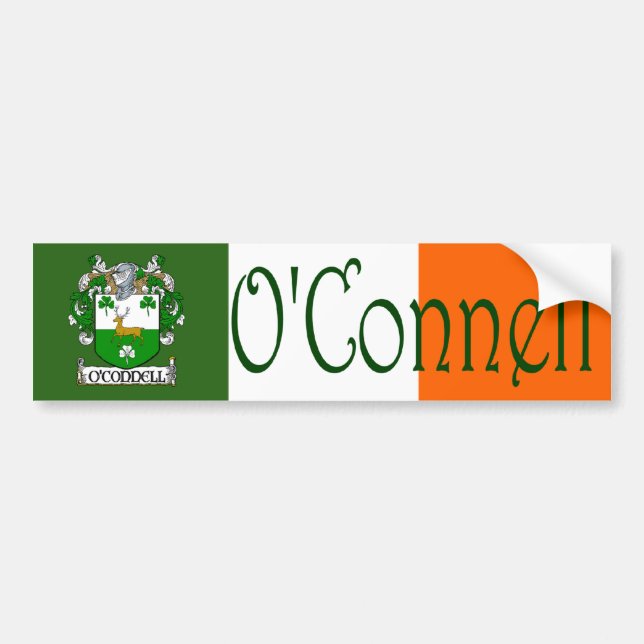 Sticker pare-chocs O'Connell Coat d'armoiries (Devant)