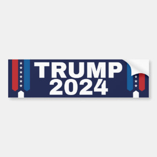 Sticker pare-chocs Patriotique Trump 2024