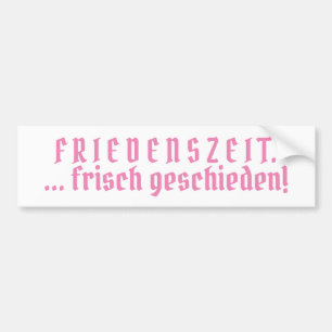 Sticker pare-chocs Peace