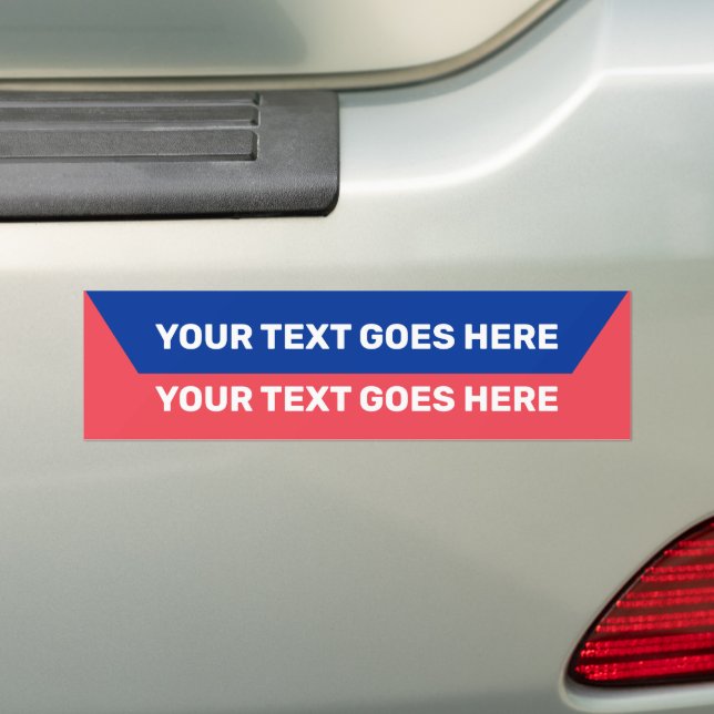 Sticker pare-chocs personnalisé Biden (En voiture)