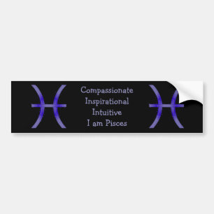 Sticker pare-chocs Pisces