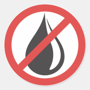 Sticker pare-chocs - Plus d'huile