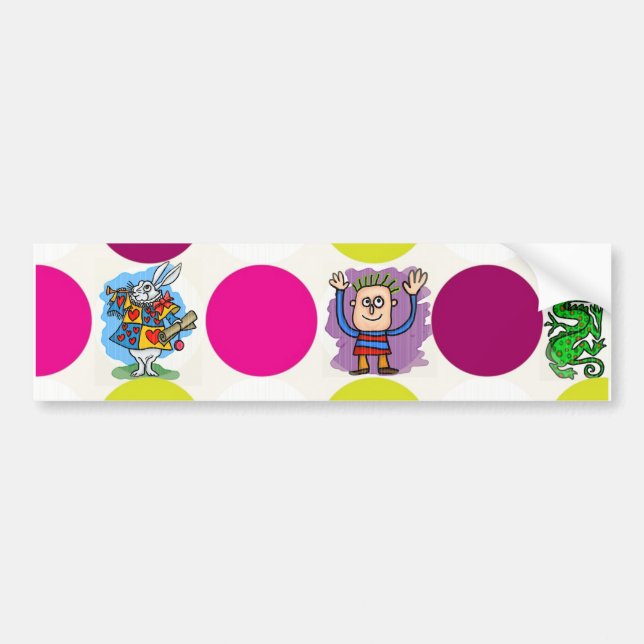 Sticker pare-chocs pois (Devant)