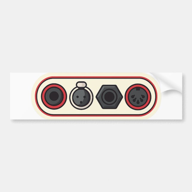 Sticker pare-chocs pour connecteurs audio (Devant)