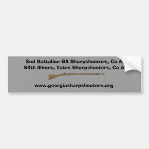 Sticker pare-chocs pour Géorgie Sharpshooter 2