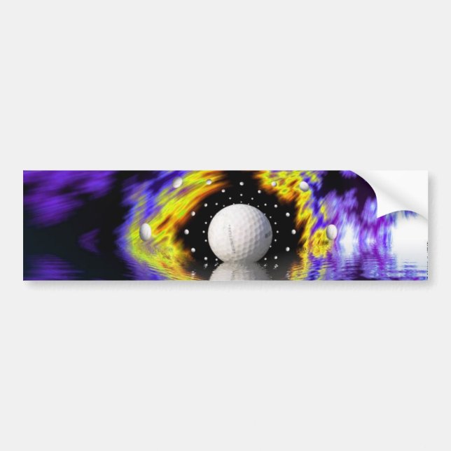Sticker pare-chocs pour Imaginaire de golf (Devant)