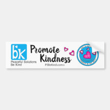 Sticker pare-chocs PSBeKind_Solutions pacifiques