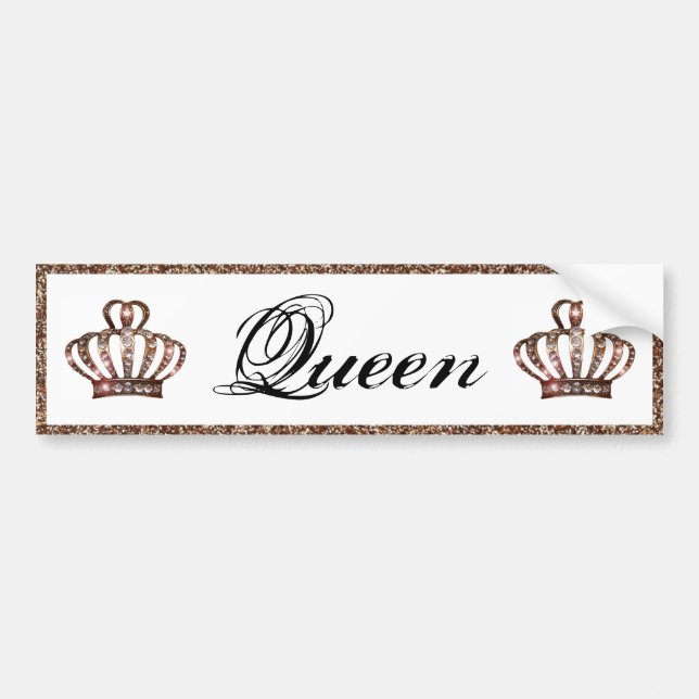 sticker pare-chocs "Queen" (Devant)