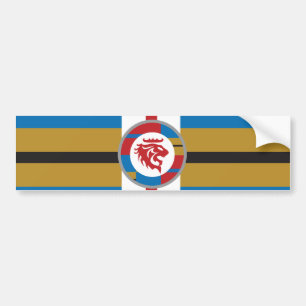 Sticker pare-chocs Red Lion