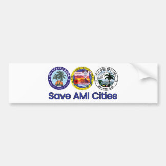 Sticker pare-chocs Save AMI Cities