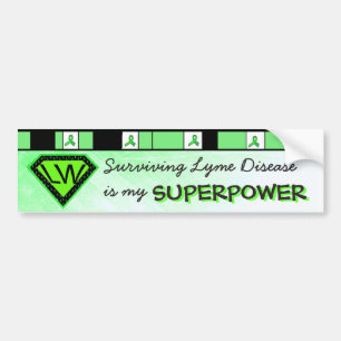 Sticker pare-chocs survivant de la maladie de Lyme