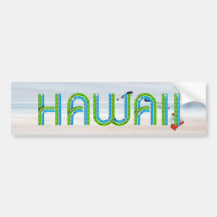 Sticker pare-chocs TEE Hawaii Patriot