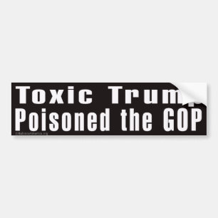 Sticker pare-chocs 'Toxique Trump'
