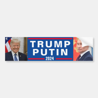 Sticker pare-chocs TRUMP/POUTINE 2024
