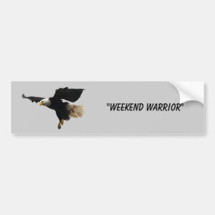 Sticker pare-chocs "Weekend Warrior"