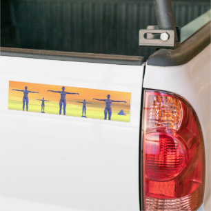 Sticker pare-chocs World Future