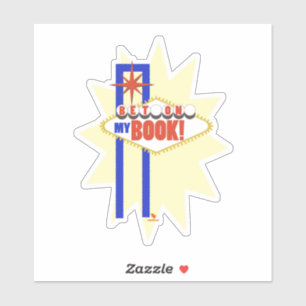 Sticker Pari Sur Mon Livre Vegas Author Fun Logo