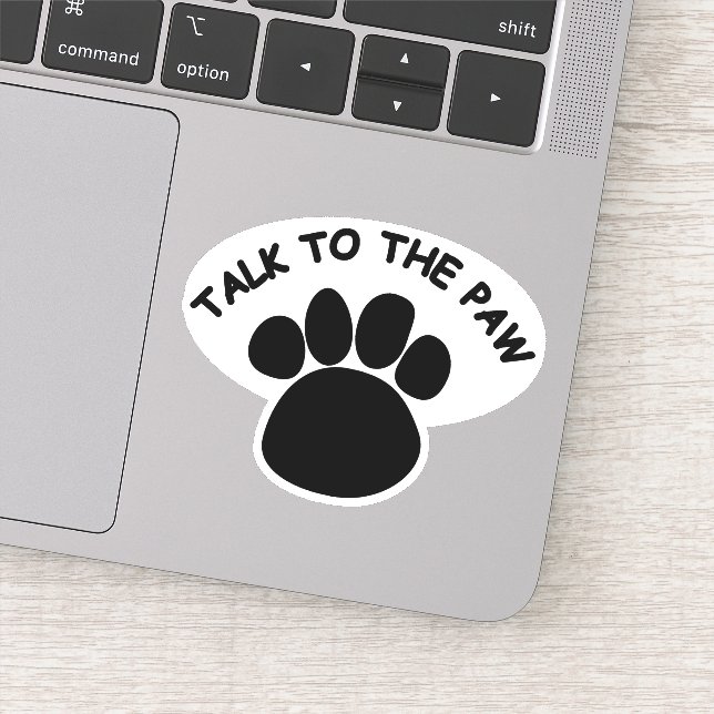 Sticker Parlez au Paw (Détail)