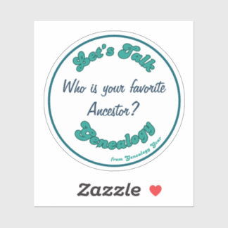 Sticker Parlons Généalogie : Ancêtre favori